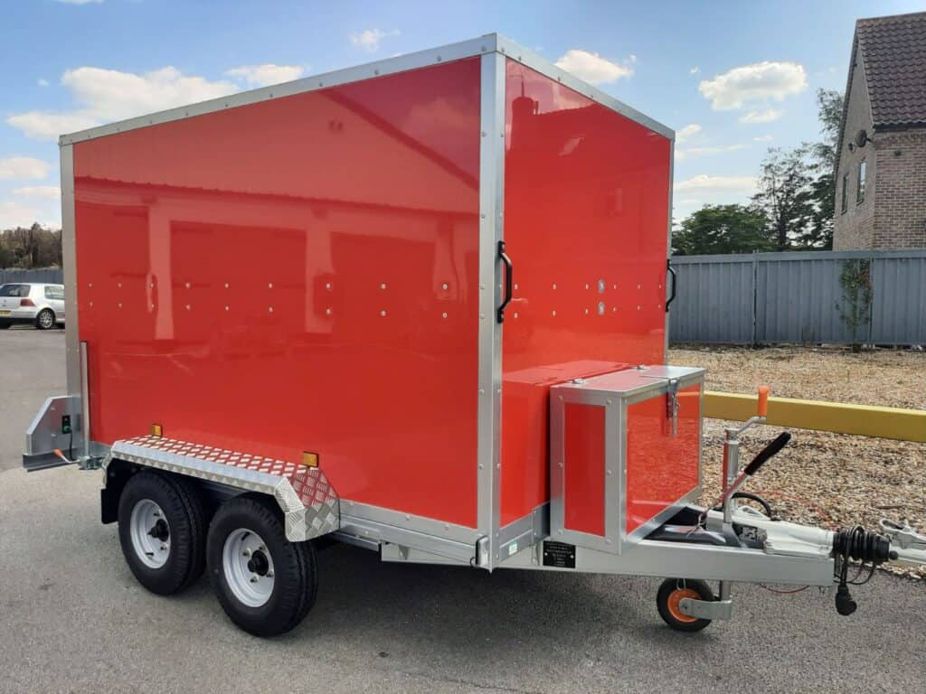 GB Twin Axle Braked Box Trailer